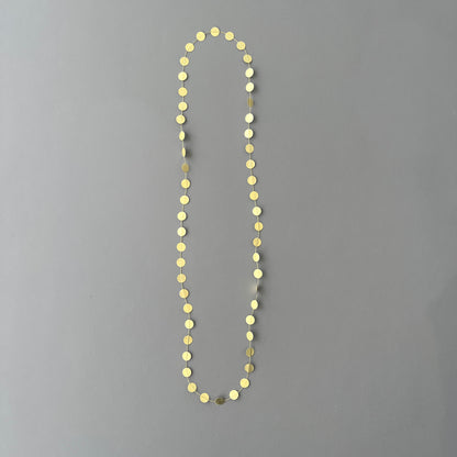 'Paper pearls' necklaces
