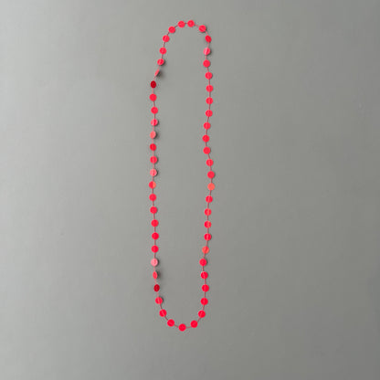 'Paper pearls' necklaces