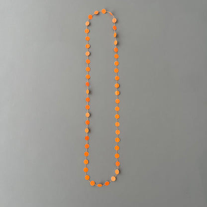 'Paper pearls' necklaces