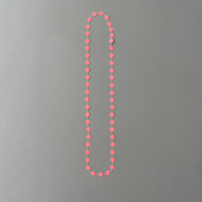 'Paper pearls' necklaces