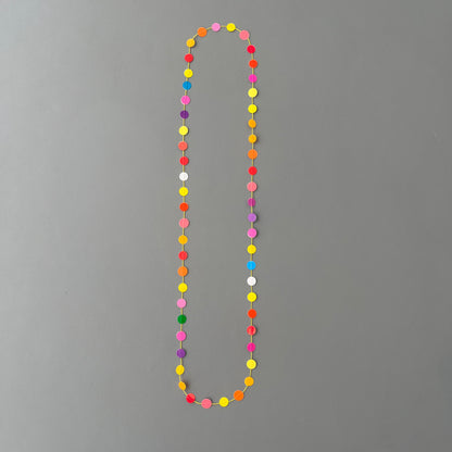 'Paper pearls' necklaces