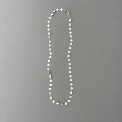 'Paper pearls' necklaces