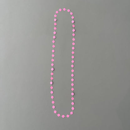 'Paper pearls' necklaces