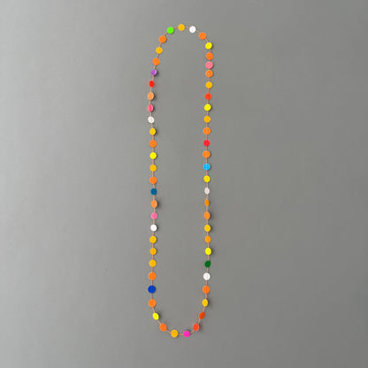 'Paper pearls' necklaces