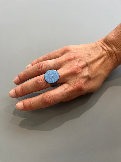Enamel ring (royal blue, small)