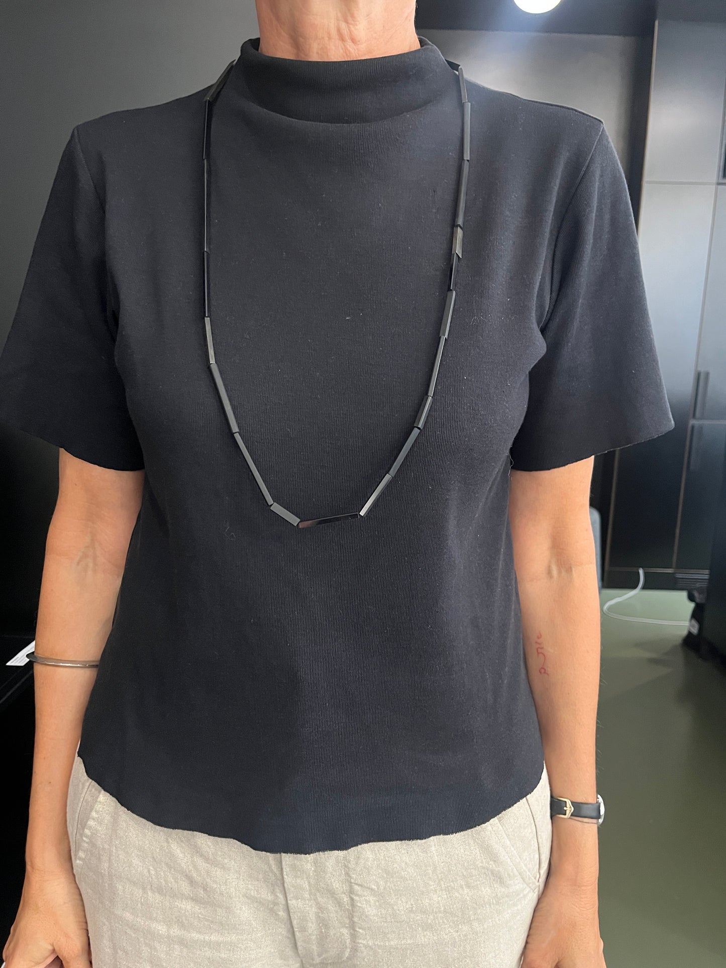 'Black Sketches' necklace