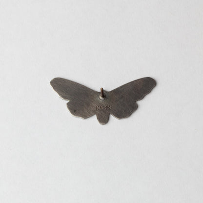 'Collecting Butterflies' pin (speckled blue)