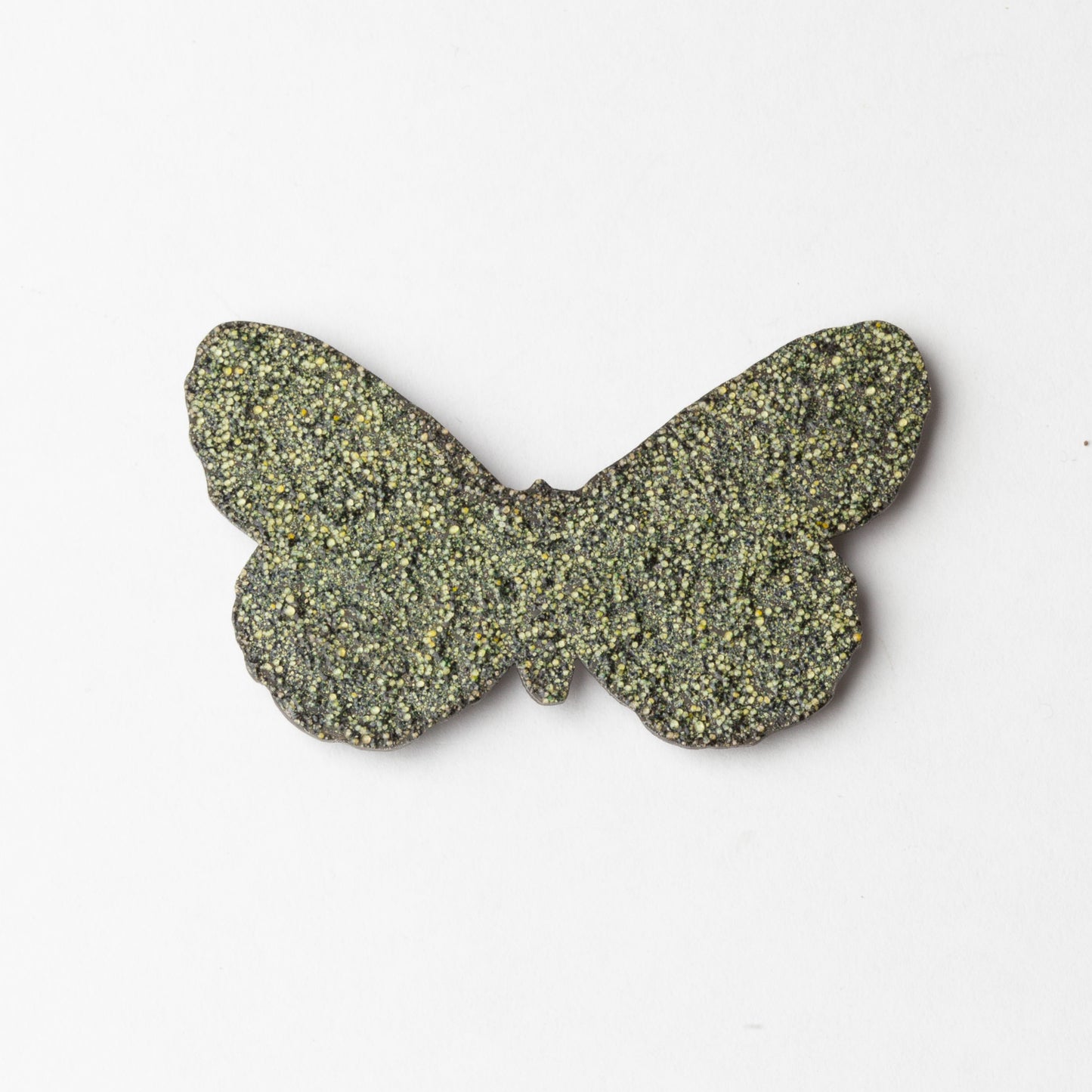 'Collecting Butterflies' brooch (speckled green)