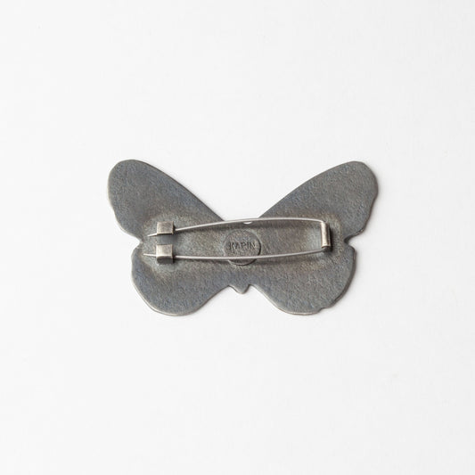 'Collecting Butterflies' brooch (speckled green)