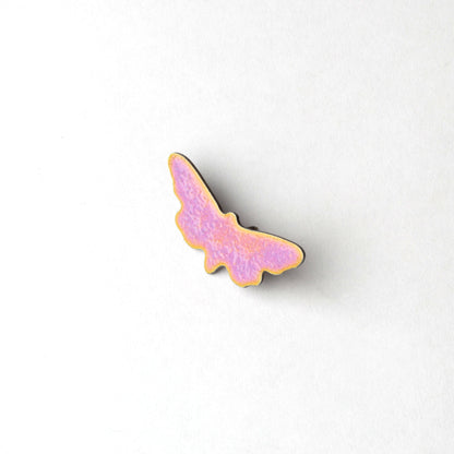 'Collecting Butterflies' pin (pink)