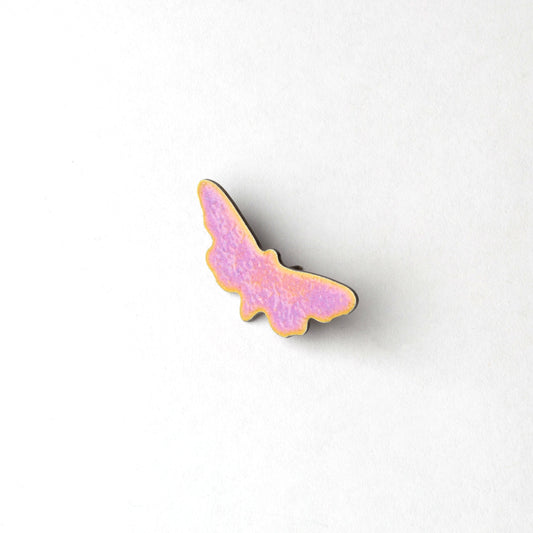 'Collecting Butterflies' pin (pink)