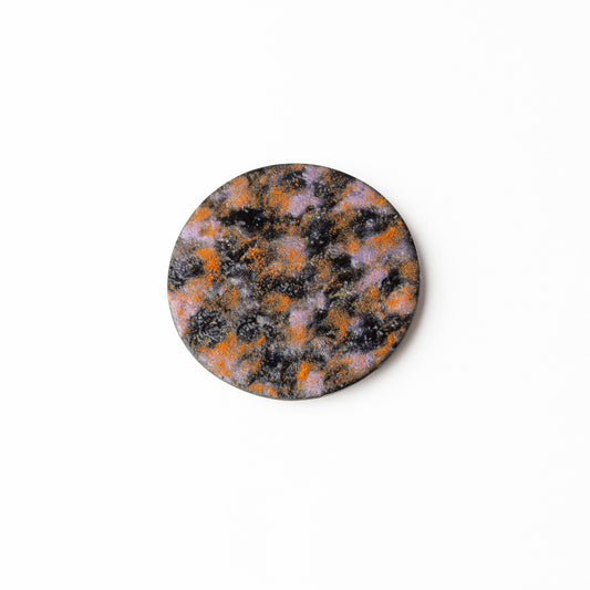 'Journey' brooch (pink/orange)