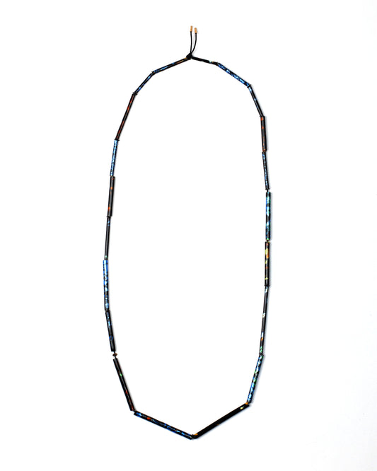 'Colours' necklace (black & blue)