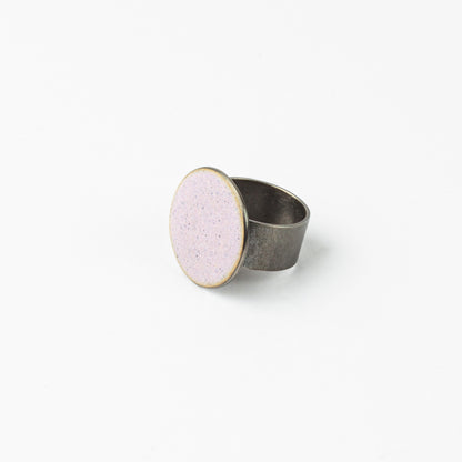 Enamel ring (pink, small)