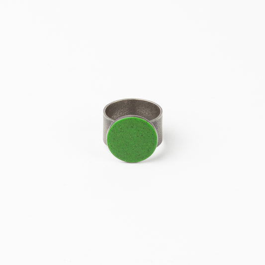 Enamel ring (green, small)