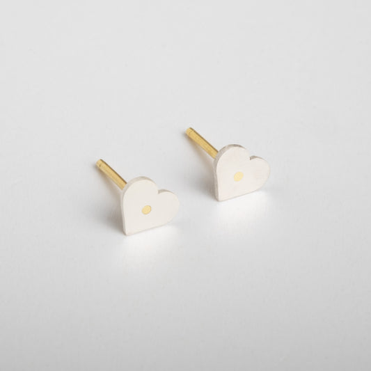 'Light in heart' stud earrings