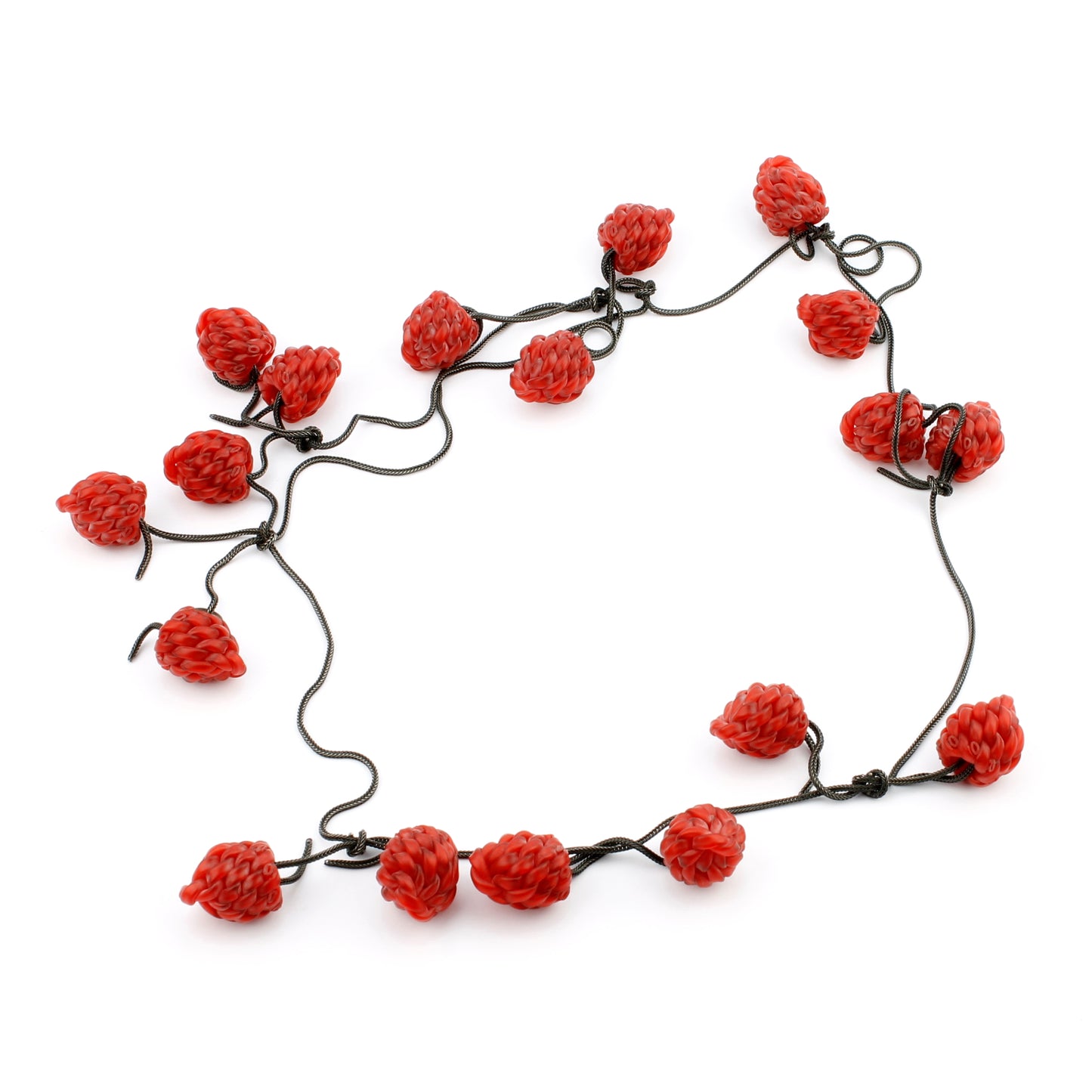 'Raspberries' necklace