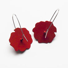 Flower Patch: Red Rose earrings