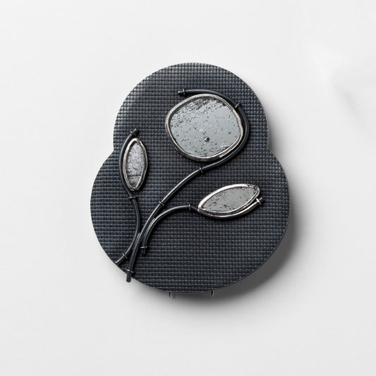 'Mirror Flower #1' brooch