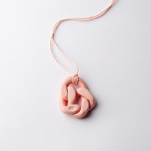 'Porcelain pendant' - pink