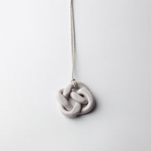 'Porcelain pendant' - light grey