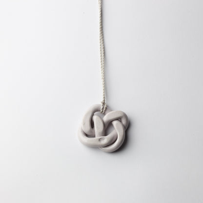 'Porcelain pendant' - light grey