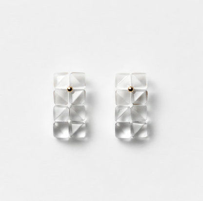 'Blur #2 (short/Type A)' stud earrings