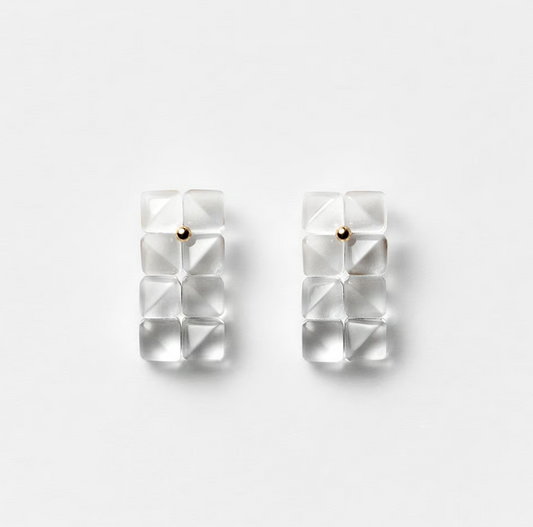 'Blur #2 (short/Type A)' stud earrings