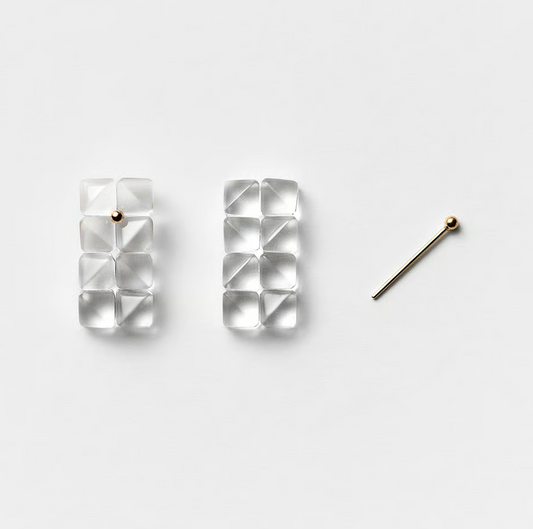 'Blur #2 (short/Type A)' stud earrings