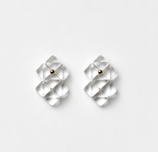 'Blur #3 (short/Type A)' stud earrings