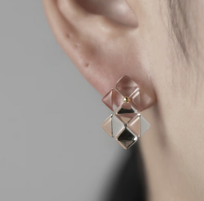 'Blur #3 (short/Type A)' stud earrings