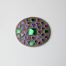 Green & blue brooch