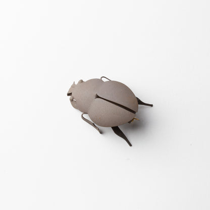 'Dung Beetle' brooch