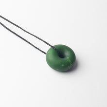 'Jump ring' pendants (jade)