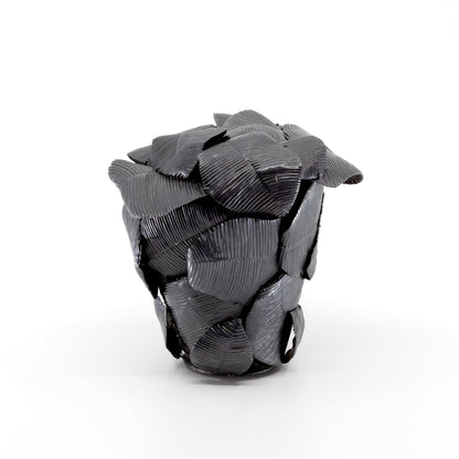 'Leaf stack' lidded vessel