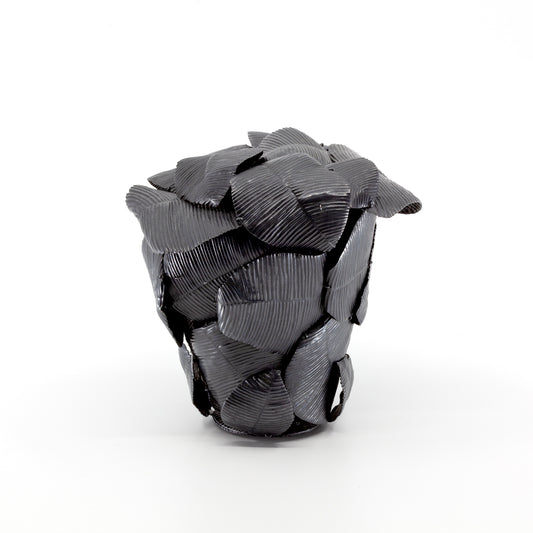 'Leaf stack' lidded vessel