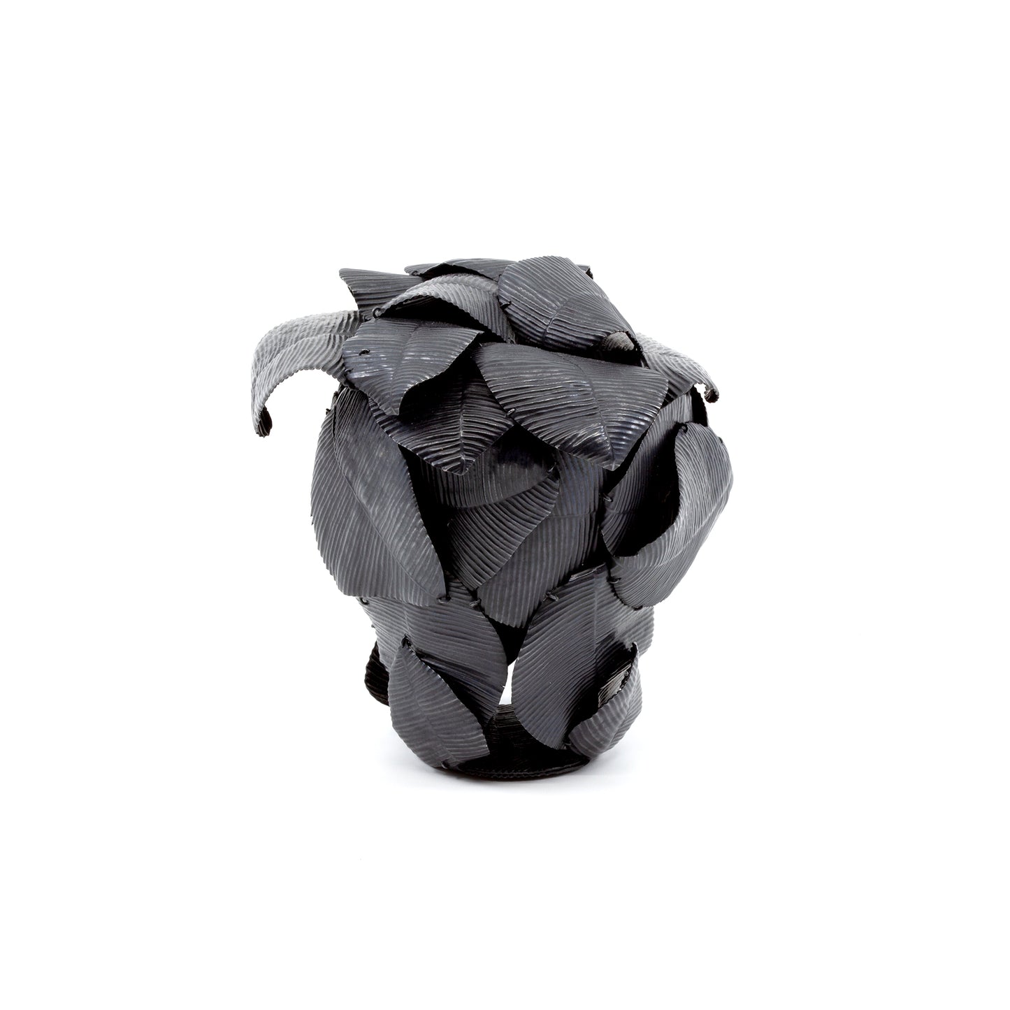 'Leaf stack' lidded vessel