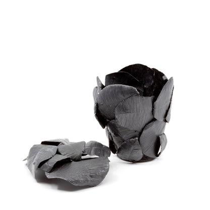 'Leaf stack' lidded vessel