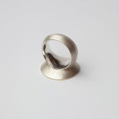 Gold & silver circle ring