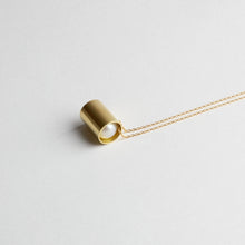 'A pearl in a tube' pendant