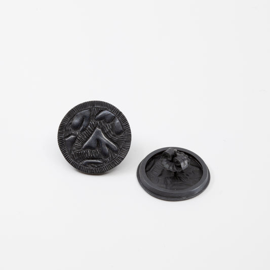 'Relic' studs - black