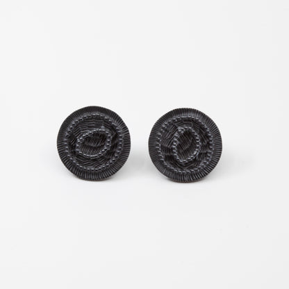 'Remnant' studs - black