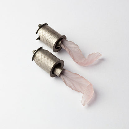 'Flames, Tongues, Leaves' earrings