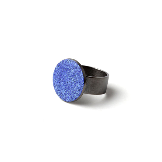 Enamel ring (royal blue, small)