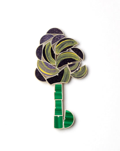 'Hydrangea' brooch