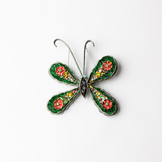 Happy Green Butterfly