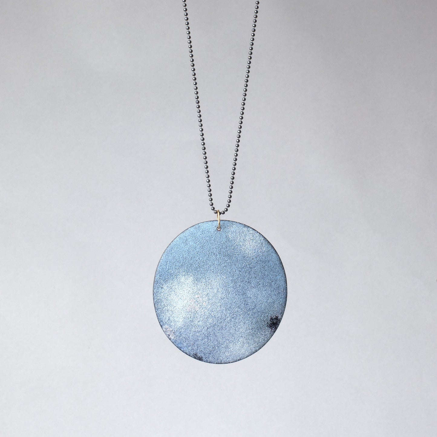 'Blue sky, no answer (Childhood Lakesky)' pendant