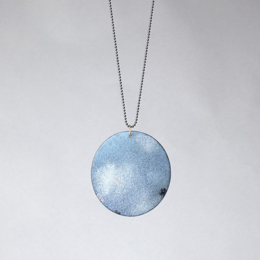 'Blue sky, no answer (Childhood Lakesky)' pendant
