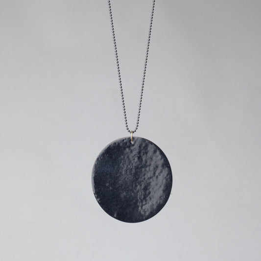 'Blue sky, no answer (Childhood Lakesky)' pendant