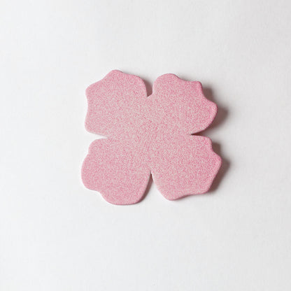 Flower Patch brooch - Clematis (pink)